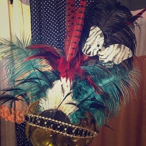 Flapper Girl Feather HeadBand